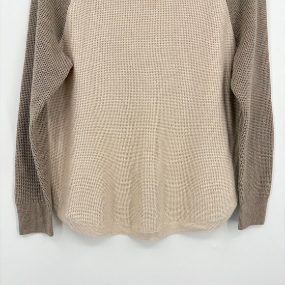 Madewell Jane Waffle Knit Sweater Wool Alpaca Blend Pullover, Sz Small, - Picture 6 of 8